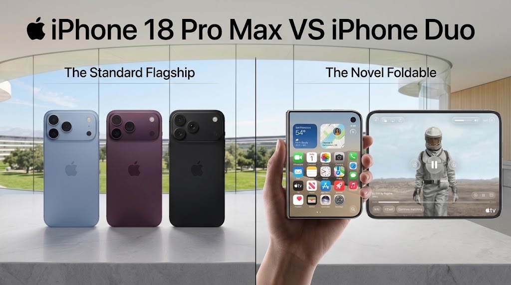 iPhone Duo vs iPhone 18 Pro Max: Foldable Screen or Apple’s Best Conventional iPhone?